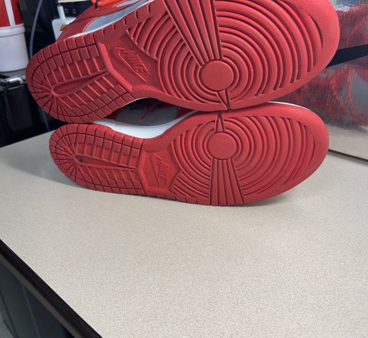 Off-white Nike Dunk Low University Red Sz 10 5