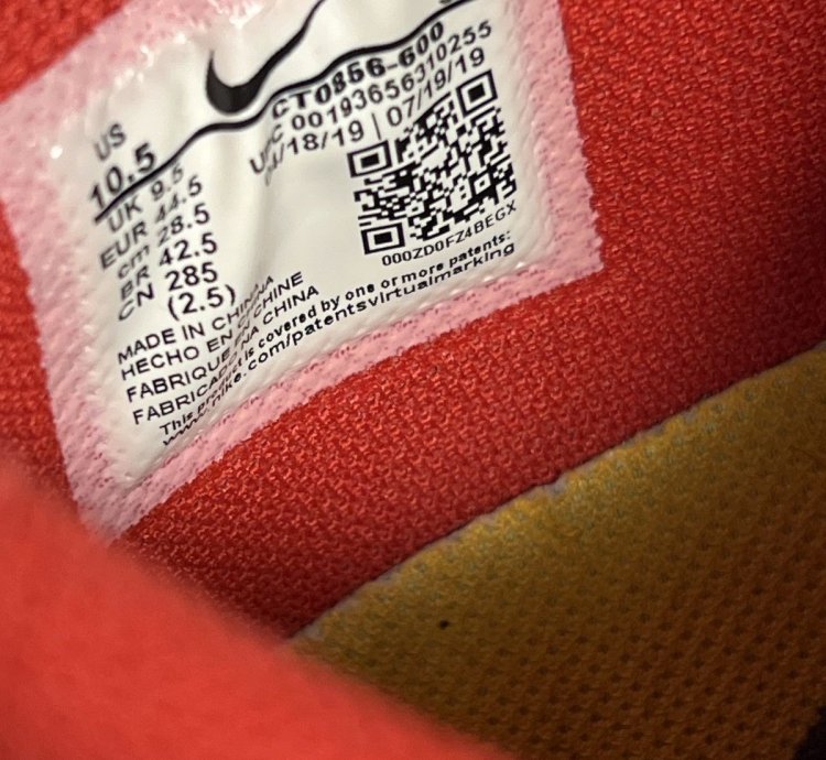 Off-white Nike Dunk Low University Red Sz 10 5