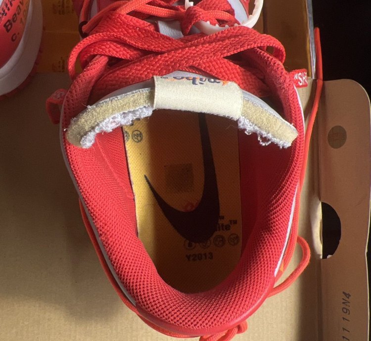 Off-white Nike Dunk Low University Red Sz 10 5