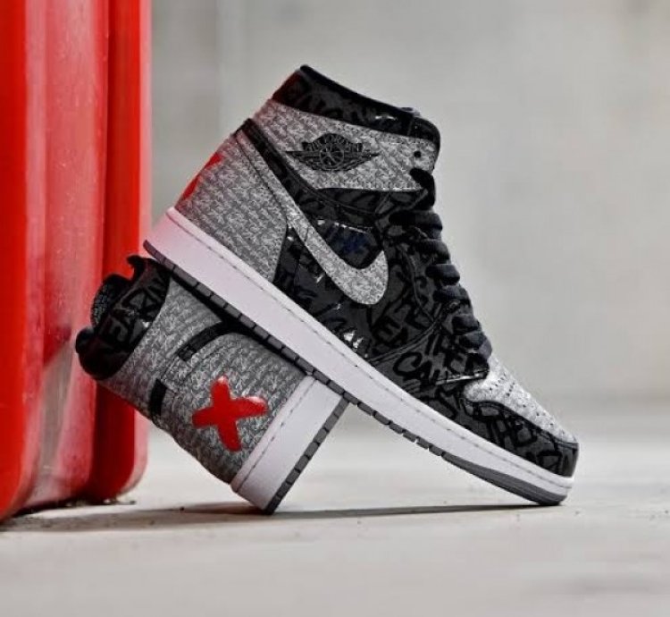 Nike Air Jordan Retro 1 High Rebellion Basketball Sneakers Semi Ua