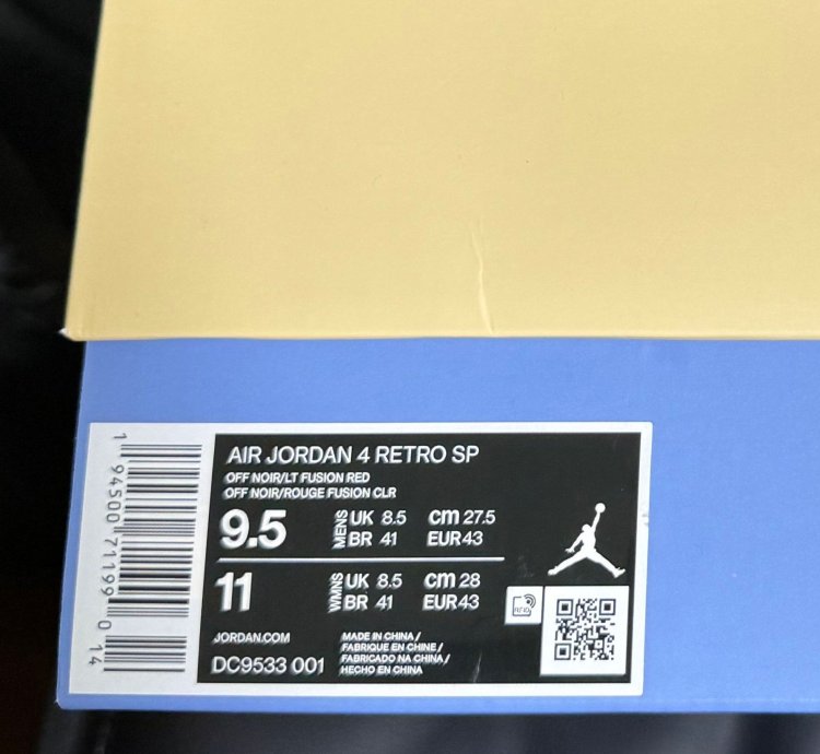 Union Nike Air Jordan 4