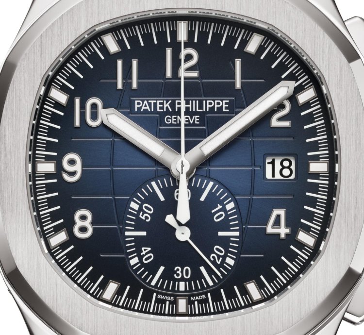 Patek Philippe Aquanaut White Gold Blue Dial 5968g-001