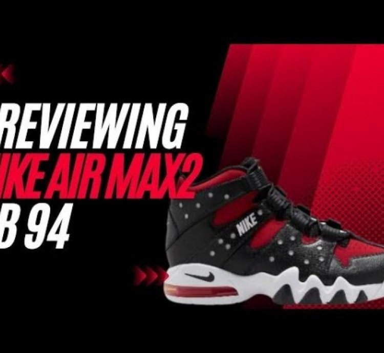 Nike Air Max 2 Cb 94 Black Versity Red Running Shoes