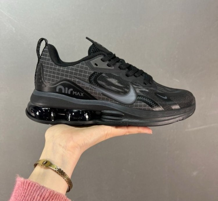 Nike Air Max 2024 All Black Running Shoes