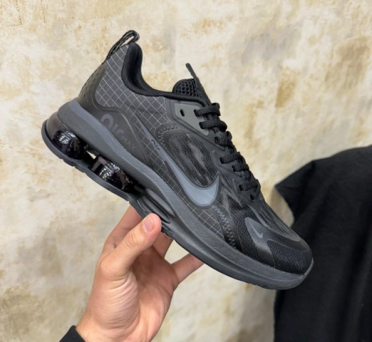 Nike Air Max 2024 All Black Running Shoes
