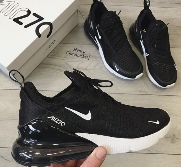 Nike Air Max 270 Black White Running Shoes