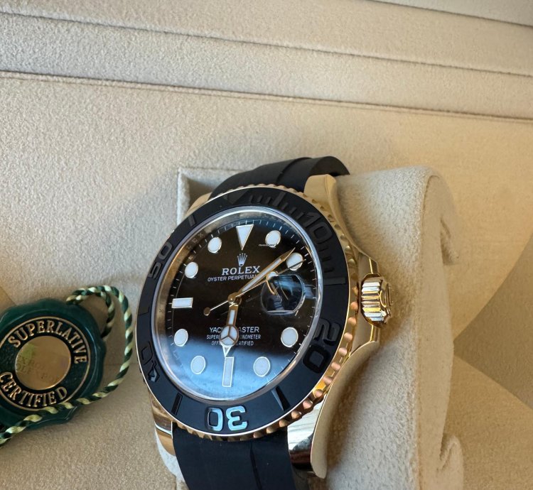 Rolex Yacht-master 42 Sat Alt Siyah Kau Uk Kay 12 2024