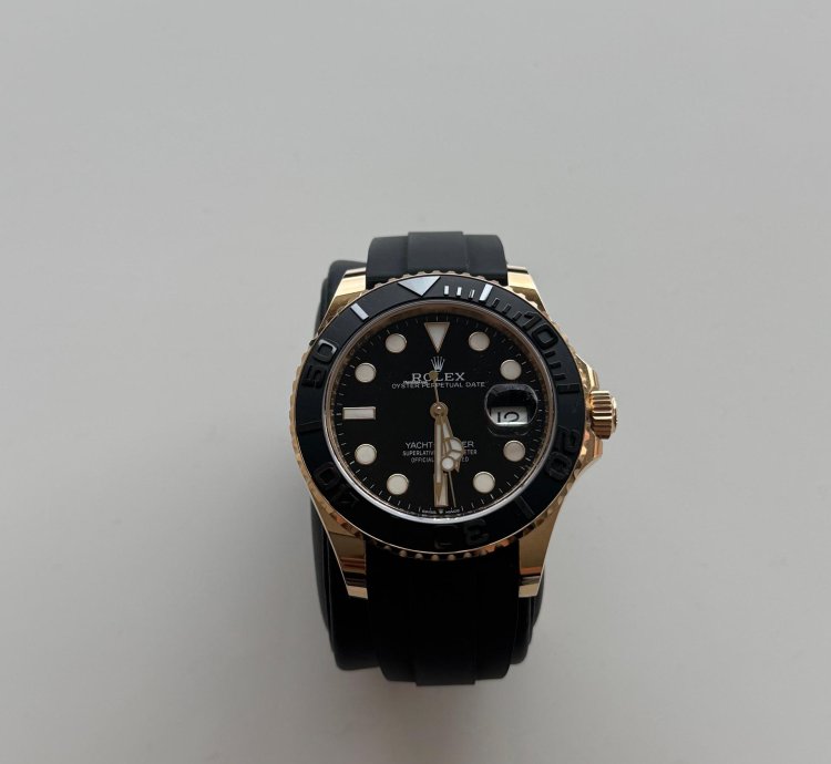 Rolex Yacht-master 42 Sat Alt Siyah Kau Uk Kay 12 2024