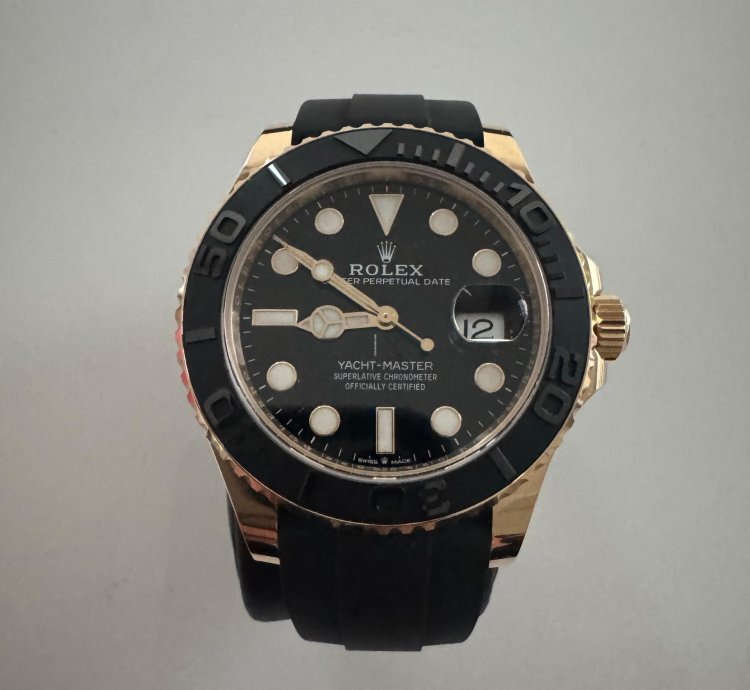 Rolex Yacht-master 42 Sat Alt Siyah Kau Uk Kay 12 2024