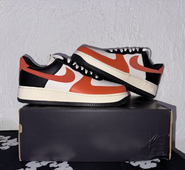 Us 9 - Nike Air Force One Low 07 Lv8 Vintage Coral Black
