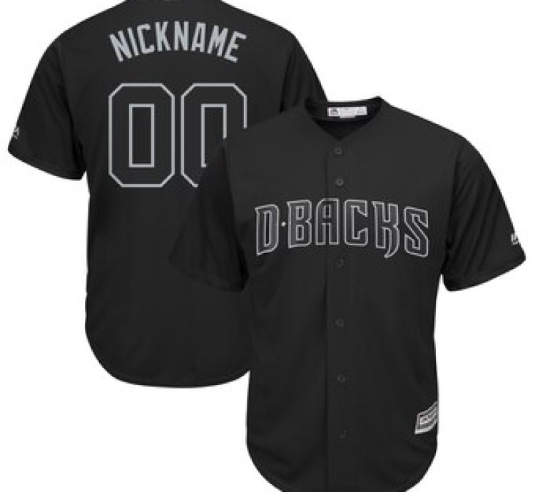 Arizona Diamondbacks Majestic 2019 Players Weekend Cool Base Roster Custom Black Jersey
