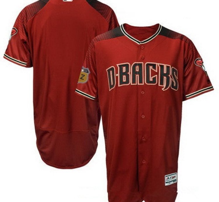 Arizona Diamondbacks Majestic Crimson Red 2017 Spring Training Flex Base Stitched Mlb Custom Jersey