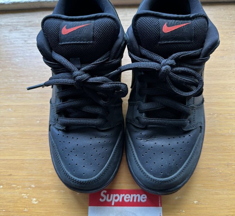 Us5 5 Nike Sb Dunk Low Black Pigeon Jeff Staple