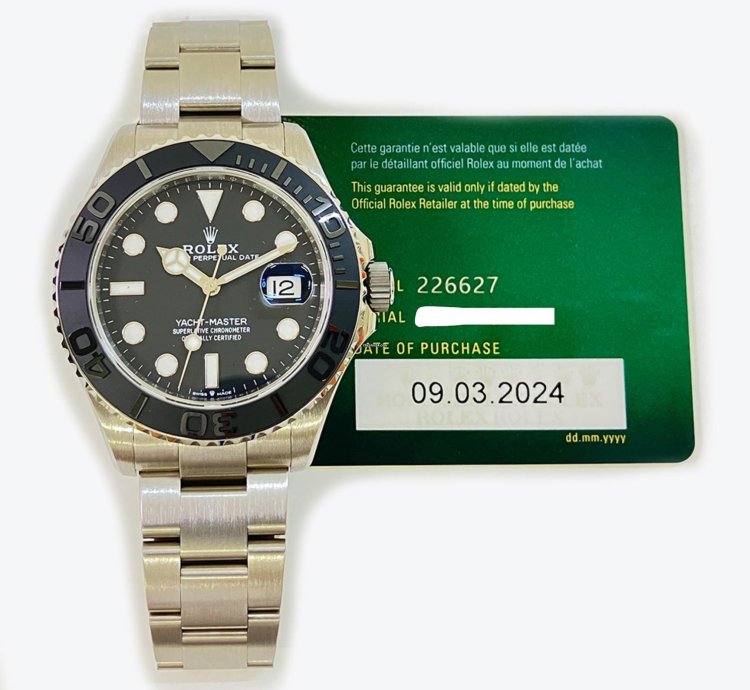 Rolex Yacht-master 42 Titanium Black Dial 226627
