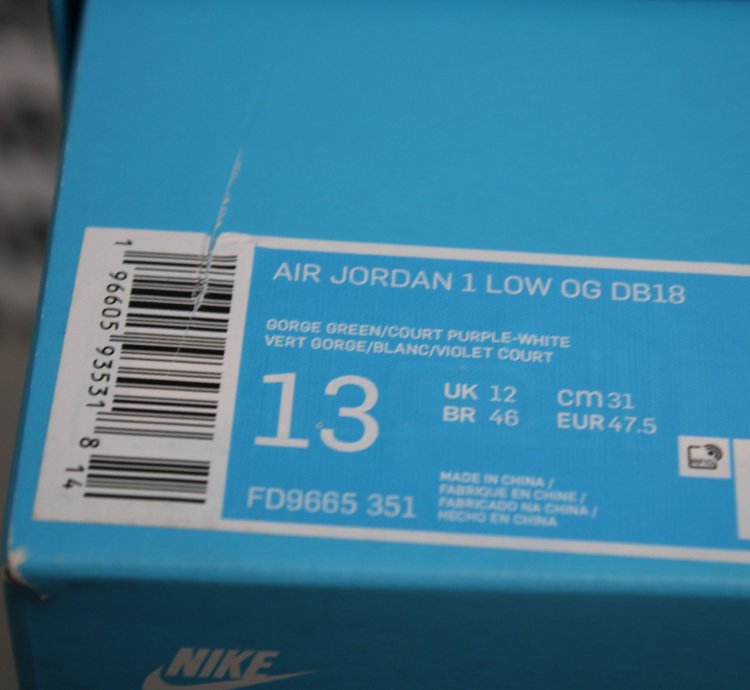 Air Jordan 1 Low Og Db18 Doernbecher 2023 Sz 13