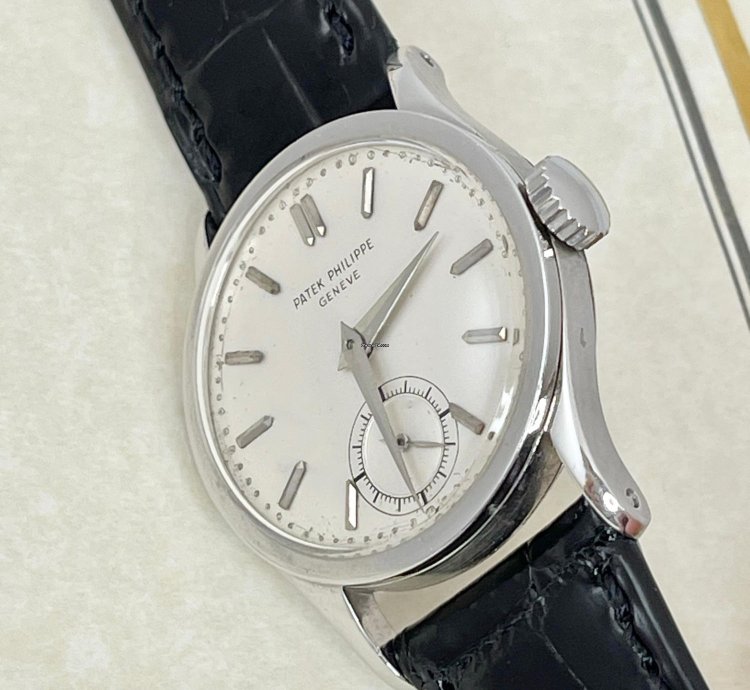 Patek Philippe Calatrava 96 Platinum Index Platinum Rare