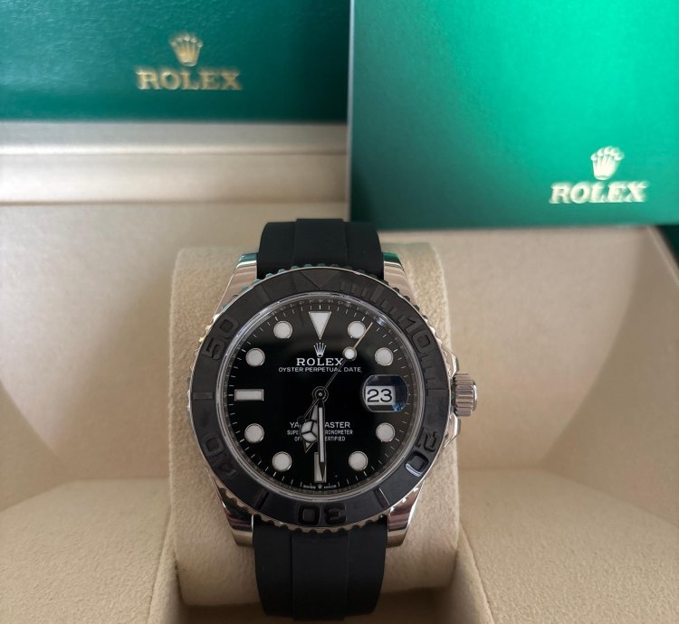 Rolex Yacht-master 42 Tres Peu Port En Merveilleux Etat