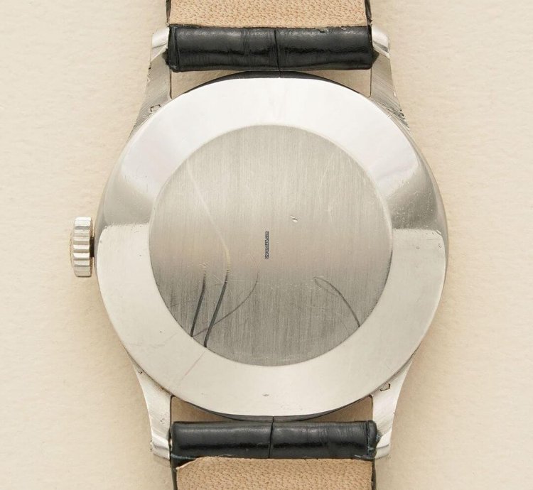 Patek Philippe Calatrava Big Calatrava Raised Enamel Signature Bullet Silver Dial Geneva Seal