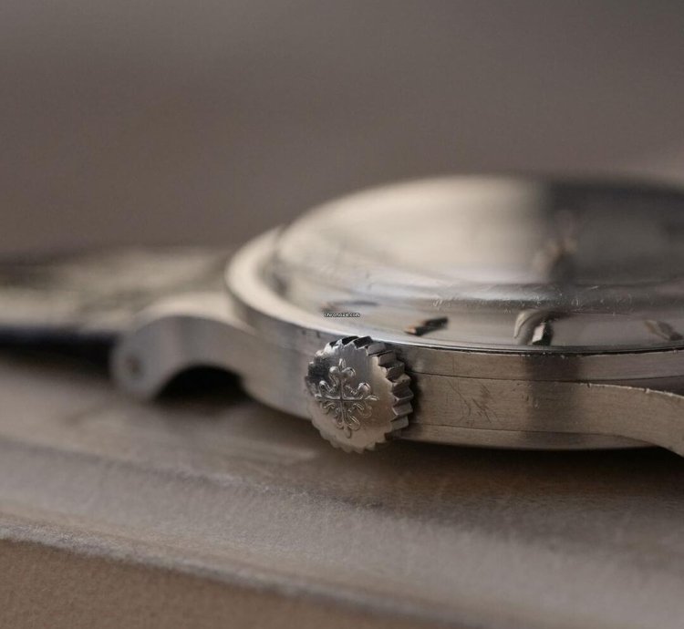 Patek Philippe Calatrava Big Calatrava Raised Enamel Signature Bullet Silver Dial Geneva Seal