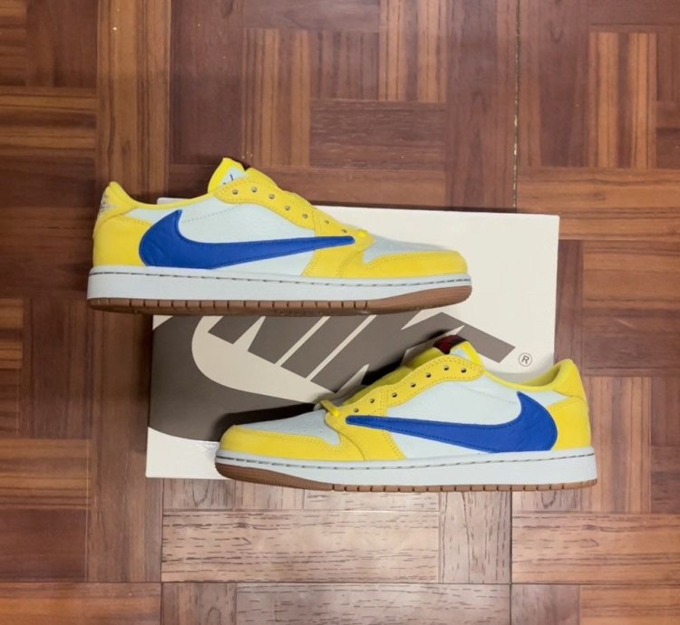 Air Jordan 1 Low Travis Scott Canary