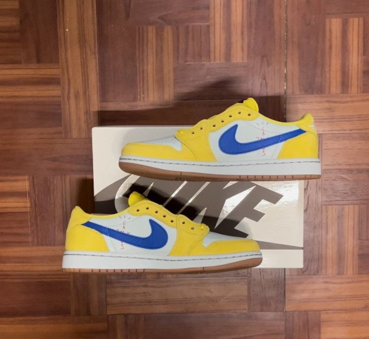 Air Jordan 1 Low Travis Scott Canary