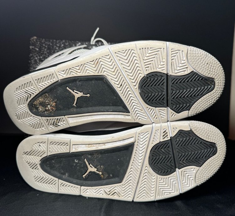Size 10 5 - Air Jordan 4 Retro Military Black Men Shoes