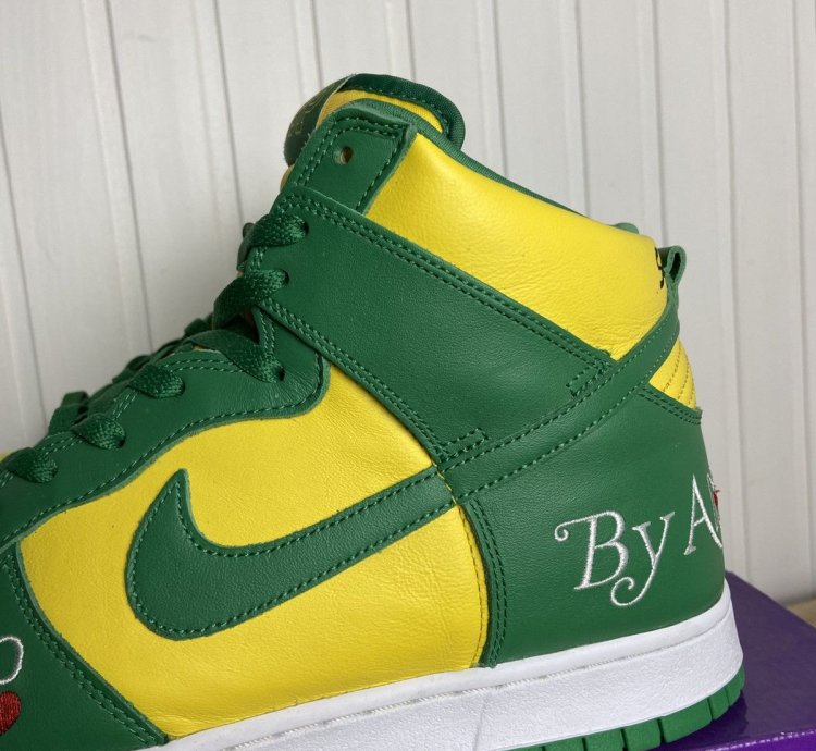 Nike Sb Dunk High Supreme By Any Means Brazil 12us