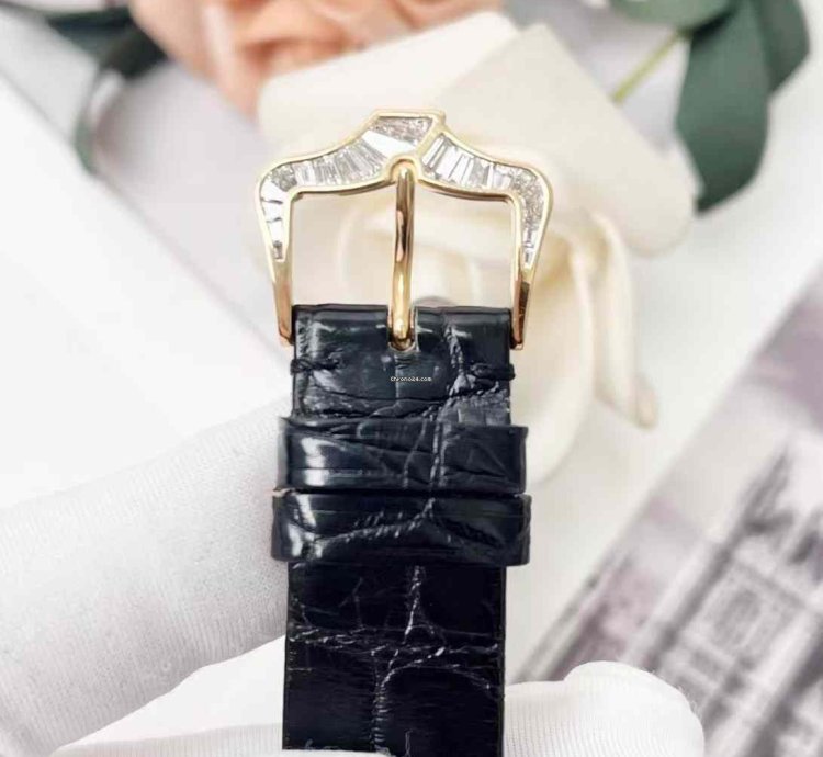 Patek Philippe Calatrava Diamond Rose Gold Mechanical Watch 34mm Calatrava 4895r