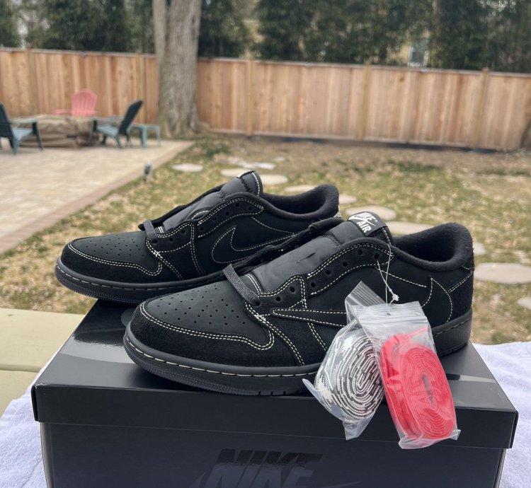 Air Jordan 1 Og Sp Travis Scott Black Phantom