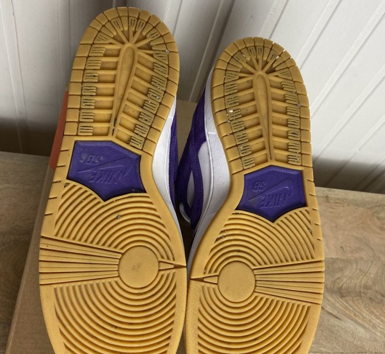 Nike Sb Dunk Low Pro Iso Orange Label Purple Size 10us