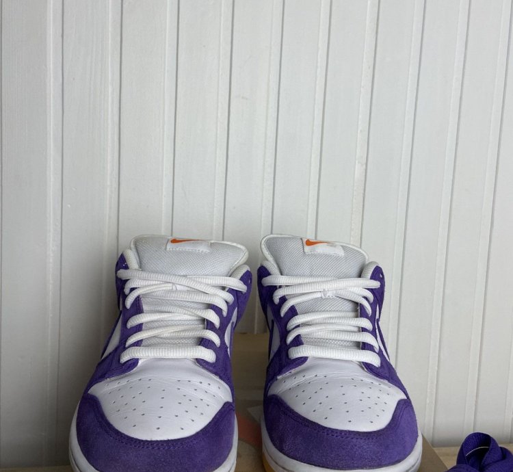 Nike Sb Dunk Low Pro Iso Orange Label Purple Size 10us