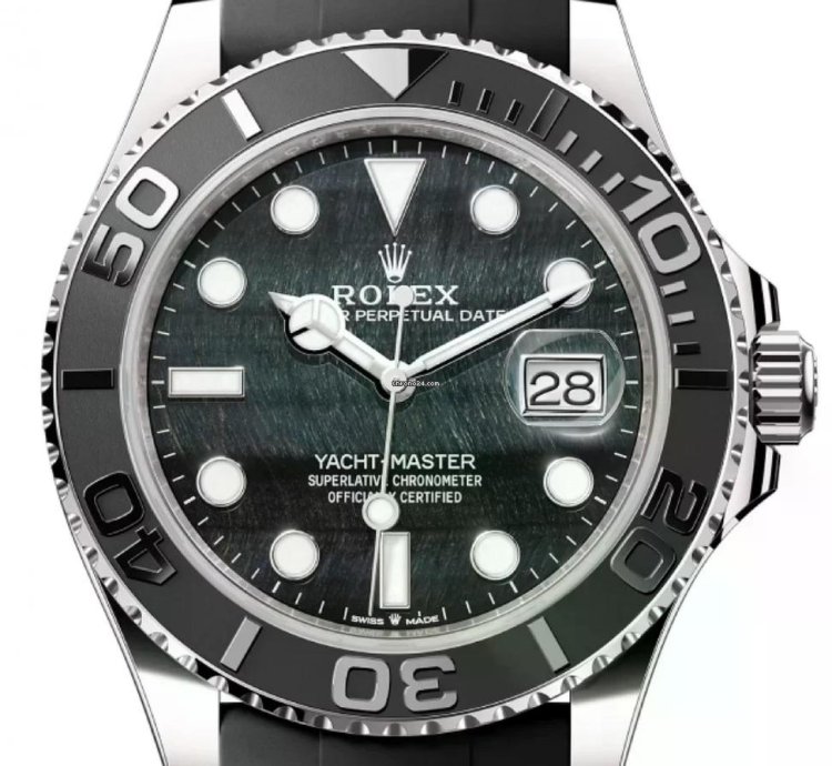 Rolex Yacht-master 42 Unworn Yacht-master 42mm Falcon Eye Dial White Gold Oysterflex 226659 Box Papers 2023
