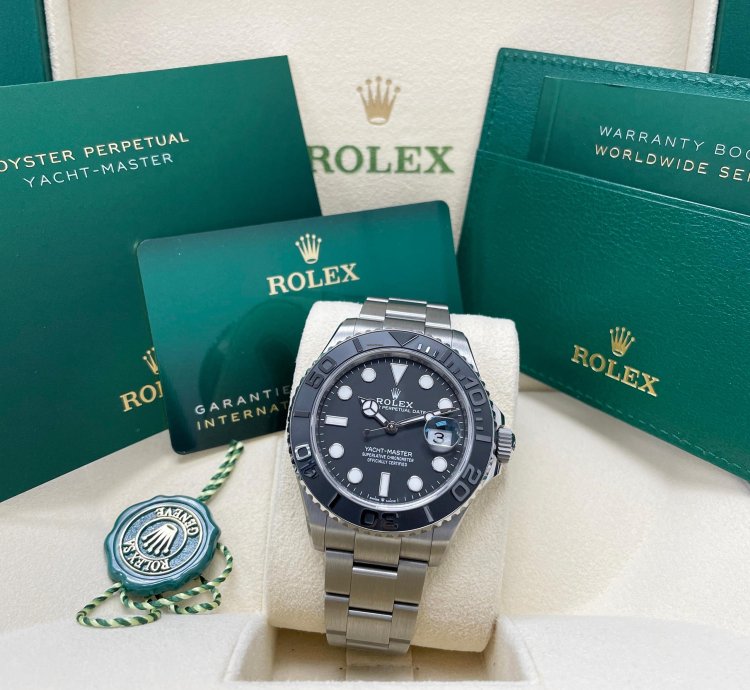Rolex Yacht-master 42 Unworn Yacht-master 42mm Titanium 226627 Oyster Bracelet Titanium Compete Set