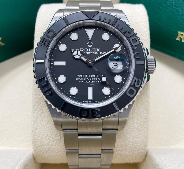 Rolex Yacht-master 42 Unworn Yacht-master 42mm Titanium 226627 Oyster Bracelet Titanium Compete Set