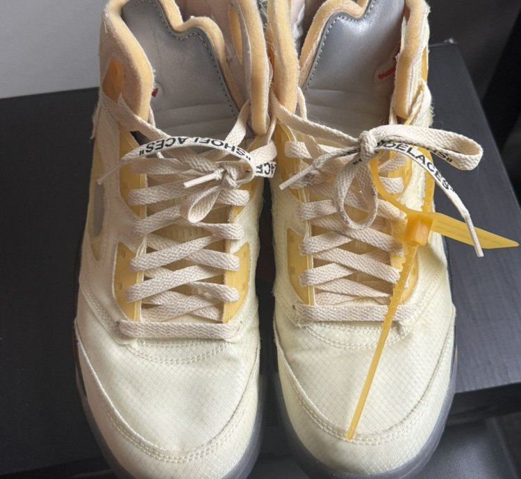 Size 10 Off-white Jordan 5