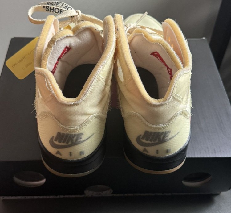 Size 10 Off-white Jordan 5