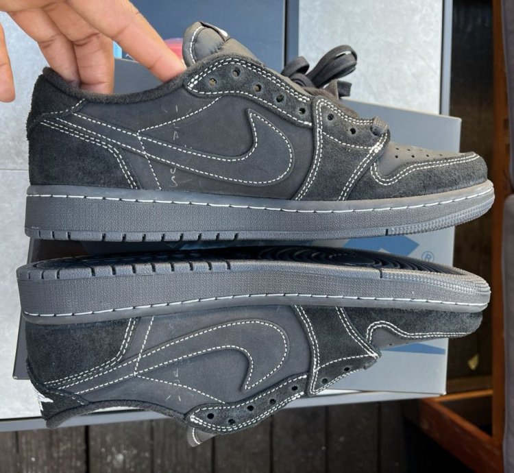 Air Jordan 1 Retro Low Og Sp Travis Scott Black Phantom