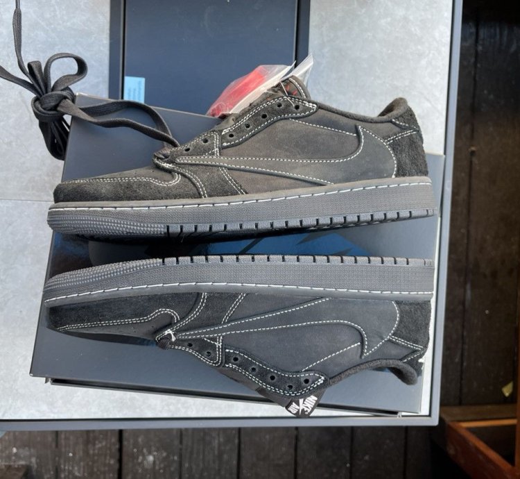 Air Jordan 1 Retro Low Og Sp Travis Scott Black Phantom