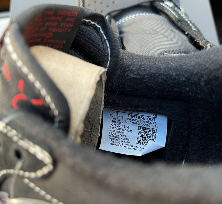 Air Jordan 1 Retro Low Og Sp Travis Scott Black Phantom
