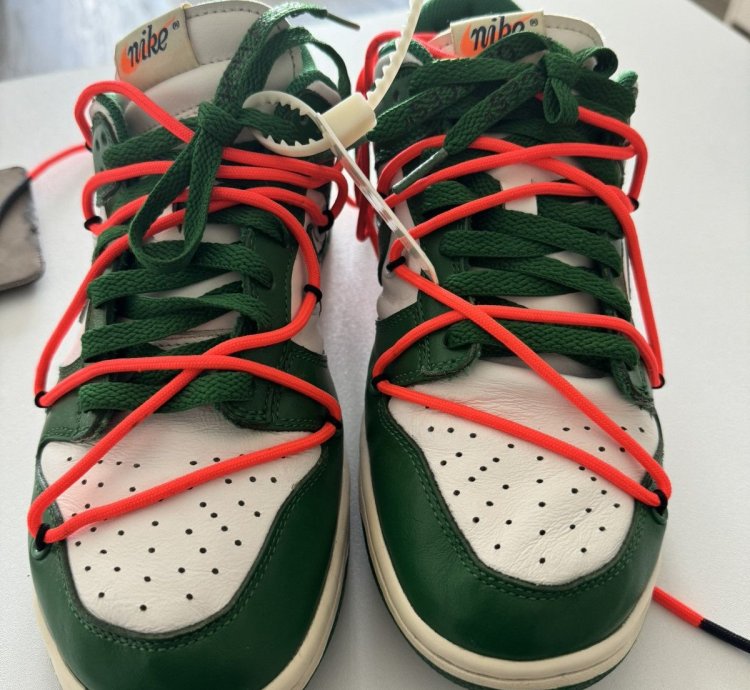 Off-white Off White Nike Dunk Low Green White