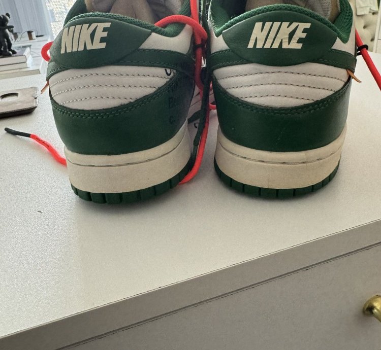 Off-white Off White Nike Dunk Low Green White