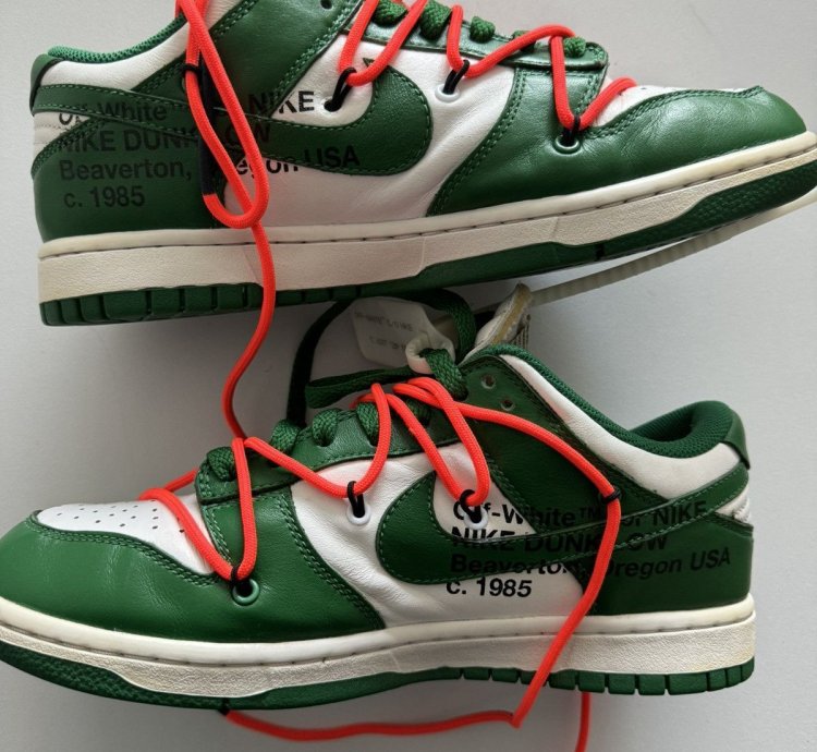 Off-white Off White Nike Dunk Low Green White