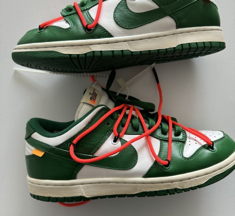 Off-white Off White Nike Dunk Low Green White