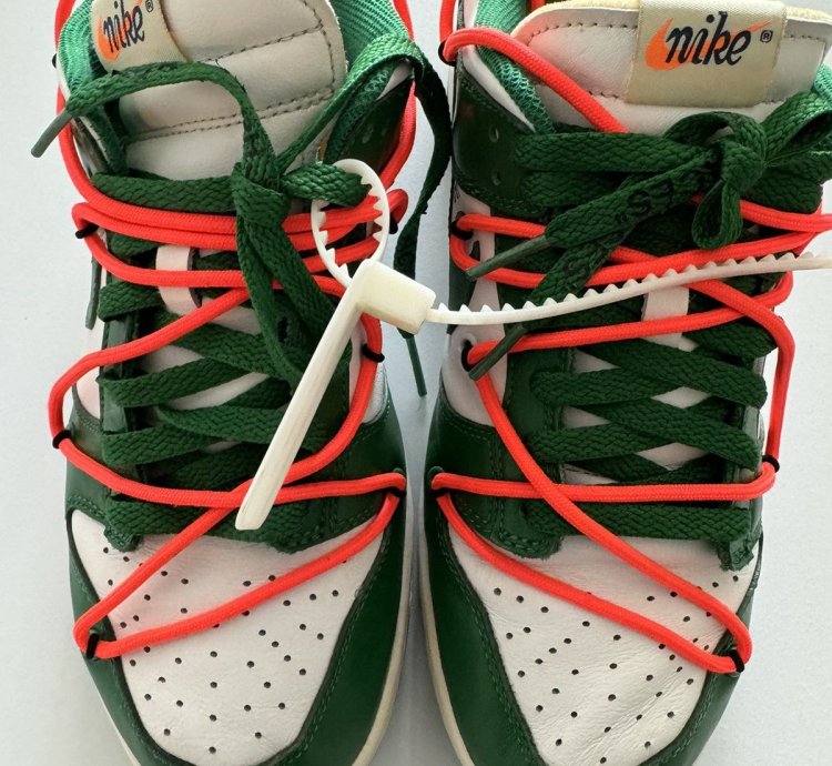 Off-white Off White Nike Dunk Low Green White