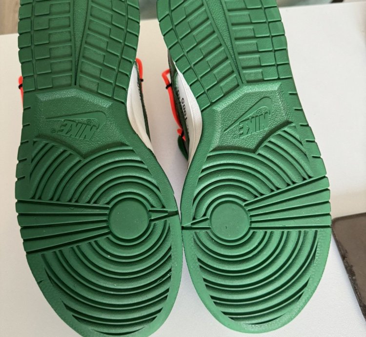 Off-white Off White Nike Dunk Low Green White