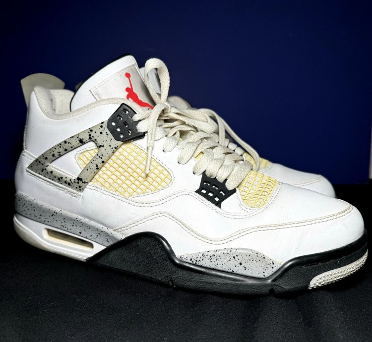 Size 11 - Nike Air Jordan 4 Retro Og White Cement 2016