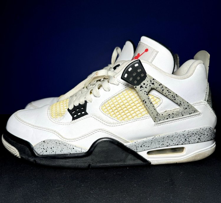 Size 11 - Nike Air Jordan 4 Retro Og White Cement 2016