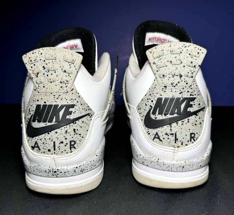 Size 11 - Nike Air Jordan 4 Retro Og White Cement 2016