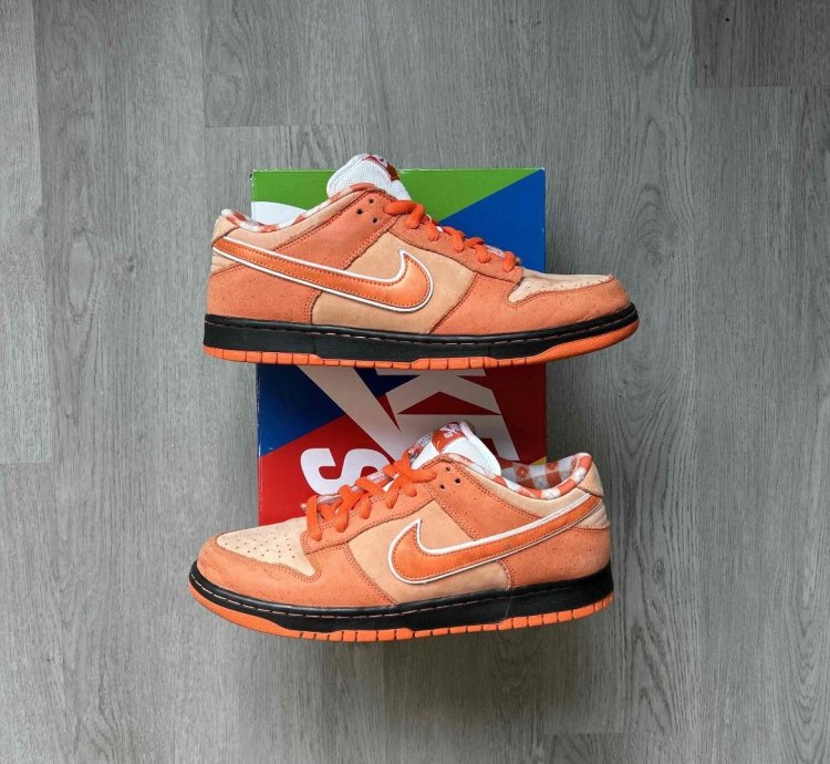 Size 12 - Nike Dunk Low Sb Concepts Orange Lobster Suede