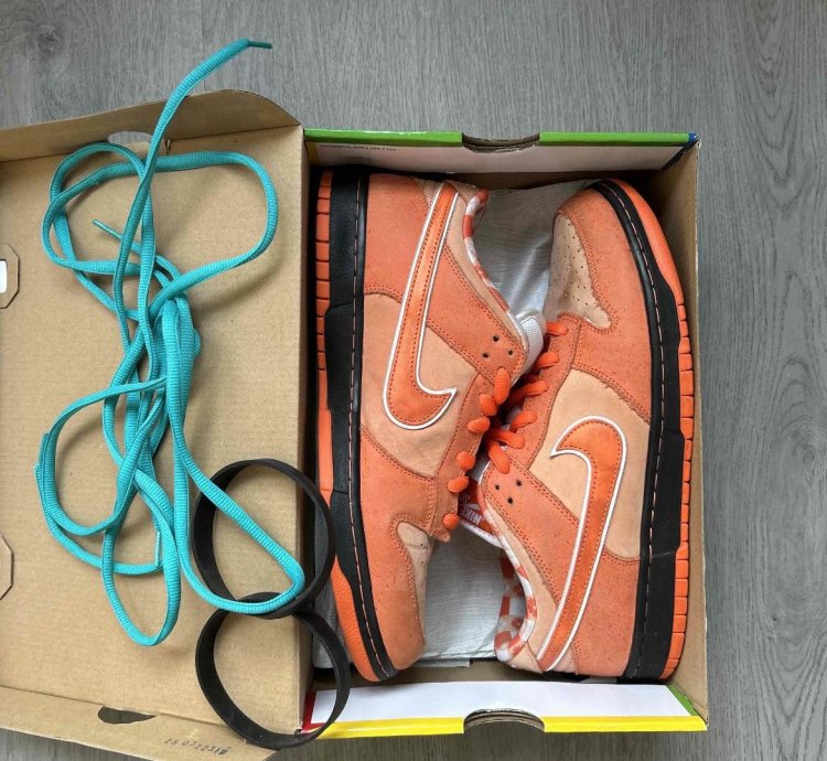 Size 12 - Nike Dunk Low Sb Concepts Orange Lobster Suede